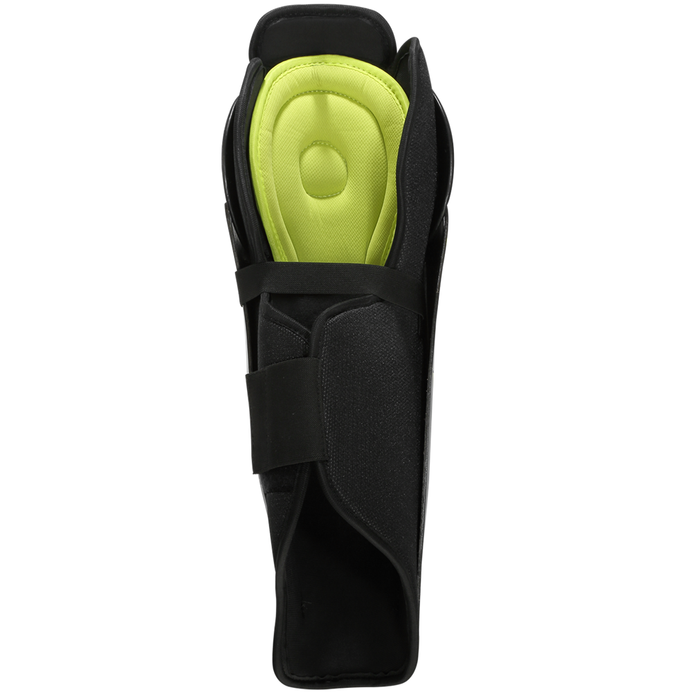 Warrior Alpha LX 40 Shin Guards with lightweight calf guards and lay flat straps.