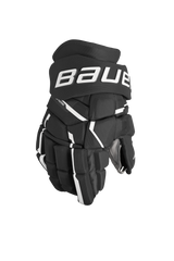 Bauer Supreme MACH Gloves with flexible construction and durable palm overlay for superior grip and protection.