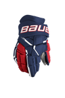 Bauer Supreme MACH Gloves with enhanced protection and flexibility for hockey.