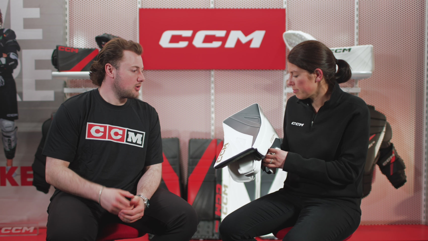 CCM EFlex 7 Goalie Blocker Senior