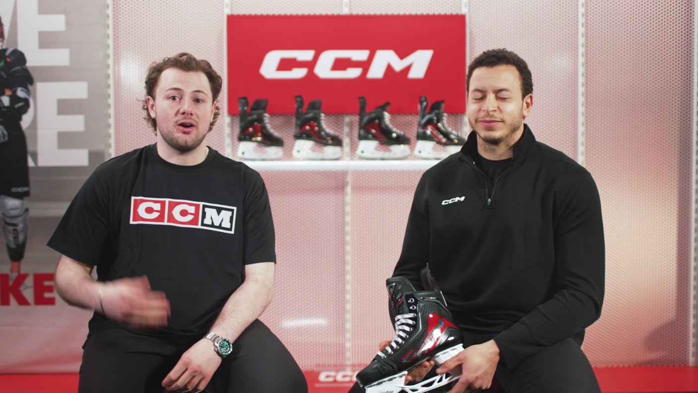 CCM Jetspeed FT8 Pro Hockey Skates White Edition