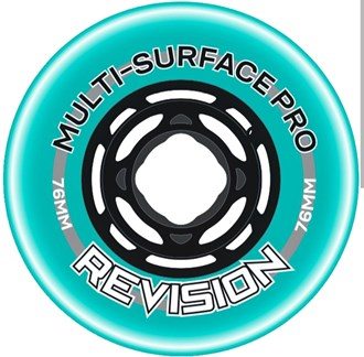 Revision Multi Surface Pro Wheel for wood and coated concrete surfaces.