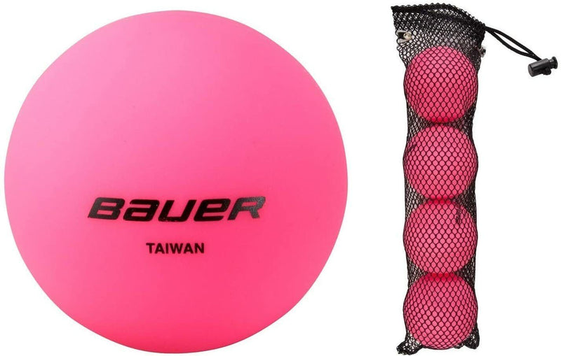 Load image into Gallery viewer, Bauer No Bounce Hockey Balls 4 pack.
