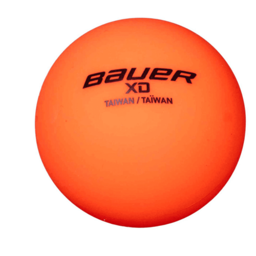 Load image into Gallery viewer, Bauer XD Xtreme Density No Bounce Hockey Balls 4 pack.
