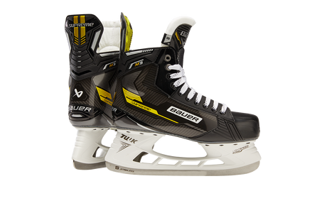 Bauer Supreme M3 Ice Hockey Skates with Digi Comp quarter, TUUK LS Edge holder, and sublimated microfiber liner for comfort and performance.