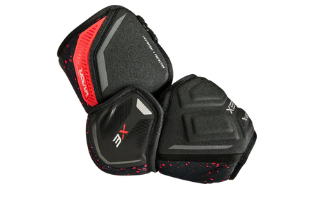 Bauer 3X Elbow Pads with 3-piece cap and THERMOCORE Zero liner.