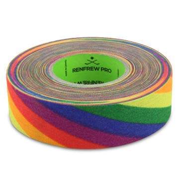 Renfrew Pro Rainbow Tape for hockey sticks with advanced adhesive.