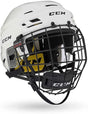 CCM 210 Helmet/Combo for competitive hockey players with dual-layer foam and adjustable fit.