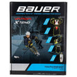 Bauer XTend Youth Starter Kit packaging displaying hockey gear components and a young player in action.