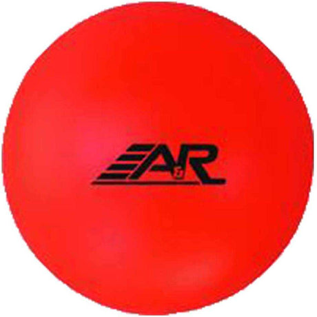 A&R red street hockey ball for practice.