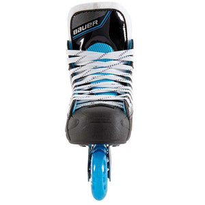 Bauer RSX Senior Inline Hockey Skates with injected weave quarter panel and HI-LO chassis.