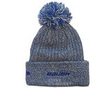 Bauer New Era Team Marl Pom Knit Hat with cuffed design and pom on top.