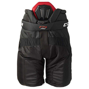CCM Jetspeed FT4 Pro Hockey Pants Senior - lightweight, form-fitting with velcro patches, offering pro-level protection.