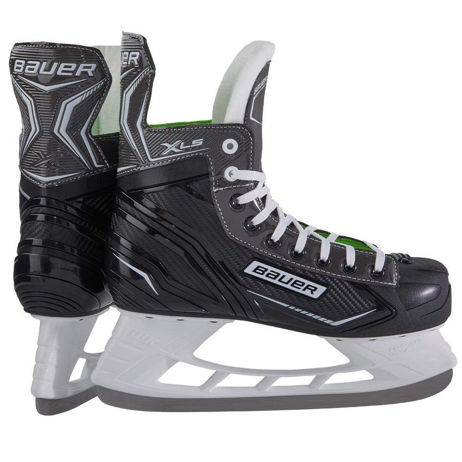 Bauer X-LS Ice Hockey Skates with stainless steel runner and microfiber liner.