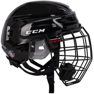 CCM 210 Helmet/Combo with dual-layer foam for impact protection and tool-free rear adjustment.