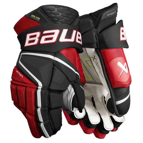 Bauer Vapor Hyperlite Hockey Gloves with lightweight protection and durable DuraCONNEKT palm.