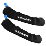 Bauer S23 Skate Guards in black with blue tabs for blade protection and sizing options.