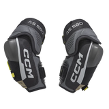 CCM Tack AS-580 Elbow Pads with anatomical shield design and adjustable forearm strap.