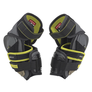CCM Tack AS-580 Elbow Pads with MAX COVERAGE ASD construction and adjustable forearm strap.