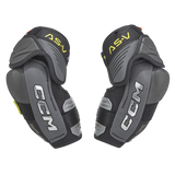 CCM AS-V Elbow Pads with anatomical shield design for optimal protection and mobility.