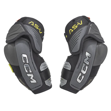 CCM AS-V Elbow Pads with anatomical shield design for optimal protection and mobility.