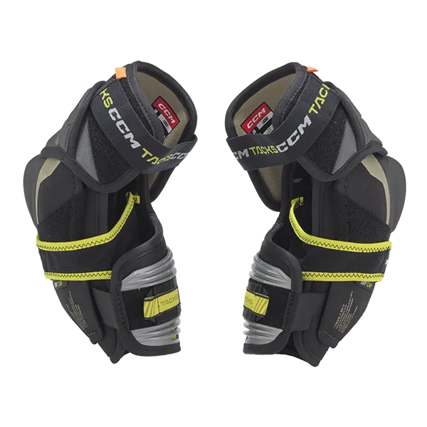 CCM AS-V Elbow Pads with anatomical shield design and elite-level protection.