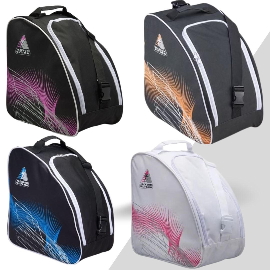 Jackson JL350 Skate Bag in various colors, durable and spacious for ice skating gear.