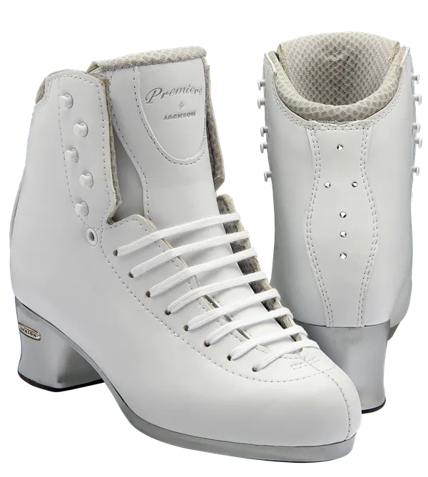 Jackson FS2800 Premiere Boots White with Swarovski crystals and Fusion Sole.