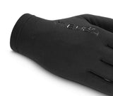 Edea E-Gloves Pro in black with non-slip palm, touch fingertips, and Edea logo.