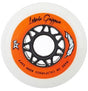 Labeda Gripper Soft 78A white roller hockey wheel with flex technology and smaller core design.