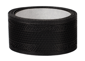 Lizard Skins Grip Tape roll in black for hockey sticks, featuring Dura Soft Polymer and slip resistance.