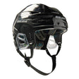 Bauer Re-Akt 85 Helmet in black with protective straps and sleek design.