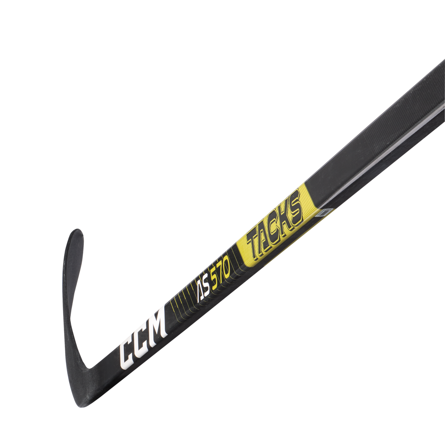 CCM Tacks AS 570 Hockey Stick with mid-kickpoint and square “T” geometry for energy and control.