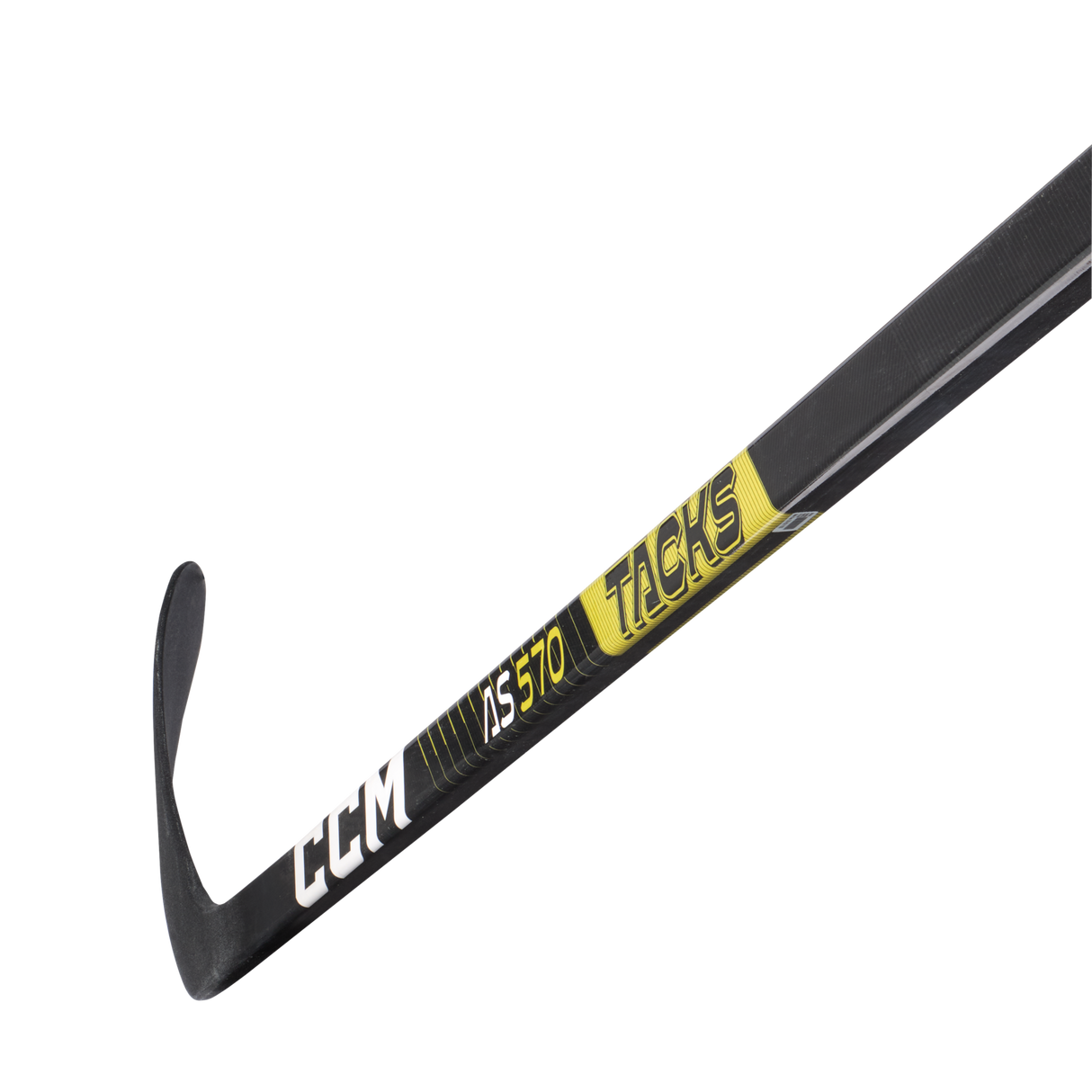 CCM Tacks AS 570 Hockey Stick with mid-kickpoint and square “T” geometry for energy and control.