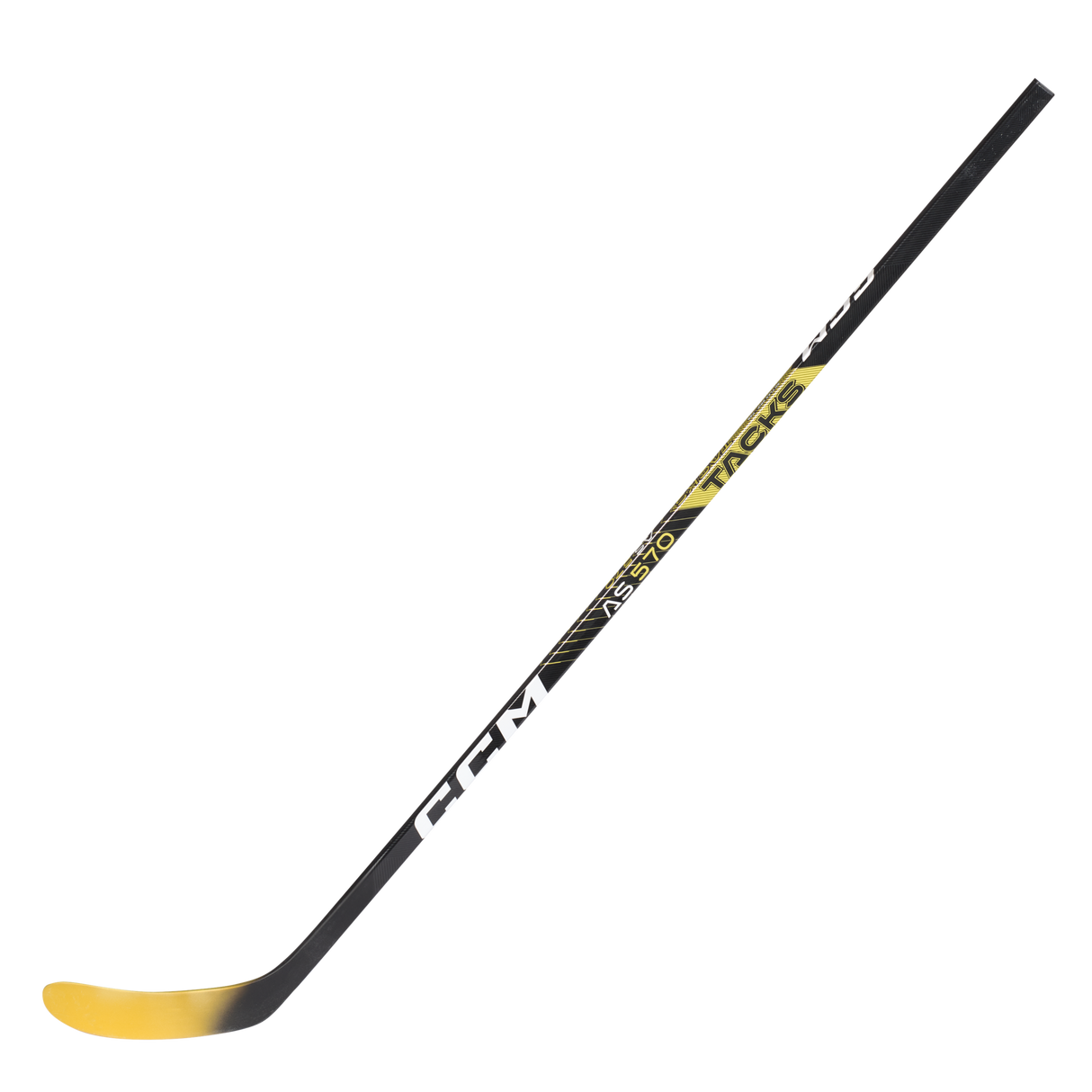 CCM Tacks AS 570 Hockey Stick with mid-kickpoint and Ultra Attackframe blade.