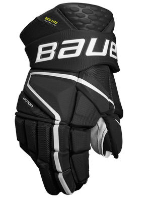 Bauer Vapor Hyperlite Hockey Gloves with lightweight protection and advanced DC Tech foam.