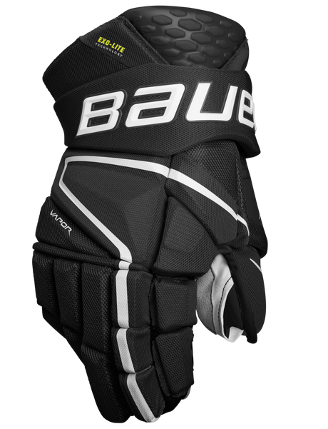 Bauer Vapor Hyperlite Hockey Gloves with lightweight protection and advanced DC Tech foam.