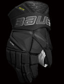 Bauer Vapor Hyperlite Hockey Gloves, lightweight protection, DC Tech foam, molded Shocklite plate, improved durability, DuraCONNEKT palm, NANOSENSE liner.