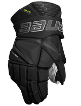 Bauer Vapor Hyperlite Hockey Gloves, lightweight protection, DC Tech foam, molded Shocklite plate, improved durability, DuraCONNEKT palm, NANOSENSE liner.