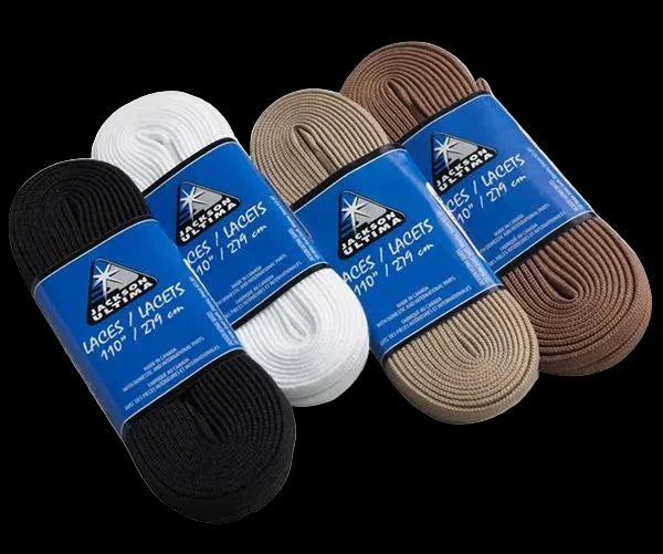 Jackson Figure Skate Laces in various colors.