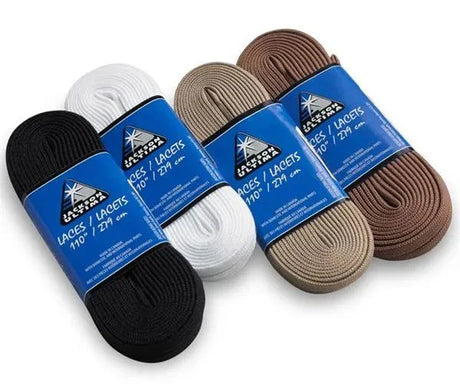 Jackson Figure Skate Laces in various colors.