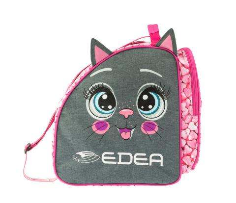 Cute Edea Kitten Skate Bag with cat design and pink accents.