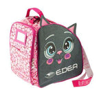 Edea Kitten Skate Bag with cute kitten design, durable polyester, and adjustable shoulder strap.