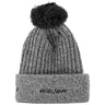 Bauer New Era Team Marl Pom Knit Hat with cuffed design and large pom.