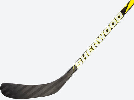 Sherwood Stick Playrite hockey stick with new shaft construction for young players.