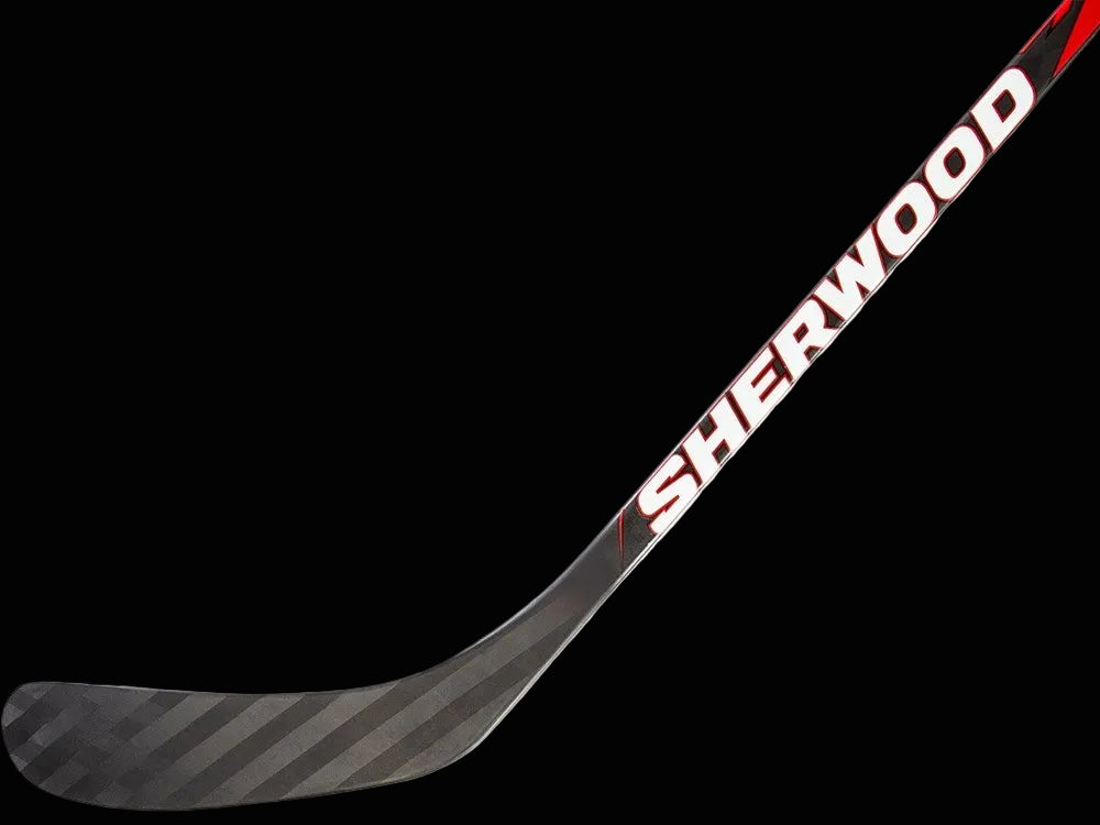 Sherwood Stick Playrite hockey stick for young players with a new shaft design.