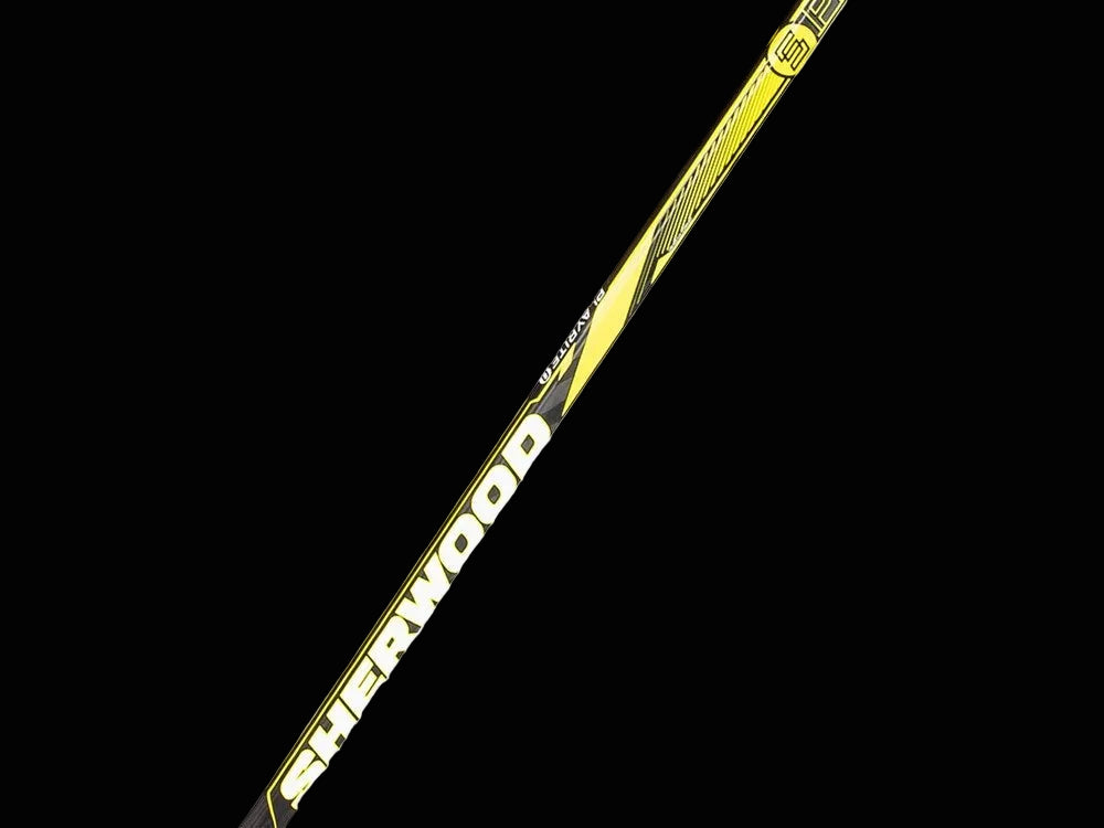 Sherwood Stick Playrite hockey stick with new shaft design for young players.