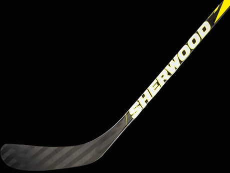 Sherwood Stick Playrite hockey stick with new shaft construction for young players.