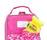 Edea Stella Skate Bag in vibrant pink with crystal star design for skates.