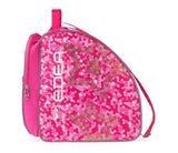 Edea Stella Skate Bag in sparkly pink with crystal stars, durable and stylish for carrying skates.